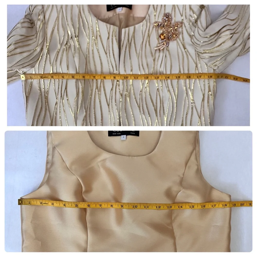 Lily & Taylor New York GORGEOUS LUXURY Suit 3 pcs Size 4 Couture - Picture 13 of 17